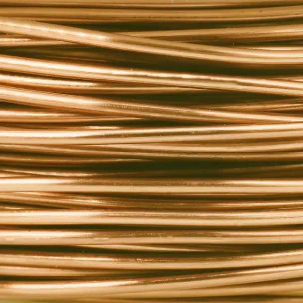 6 Yard Spool BeadSmith Craft Wire 20 Gauge GOLD PLATED