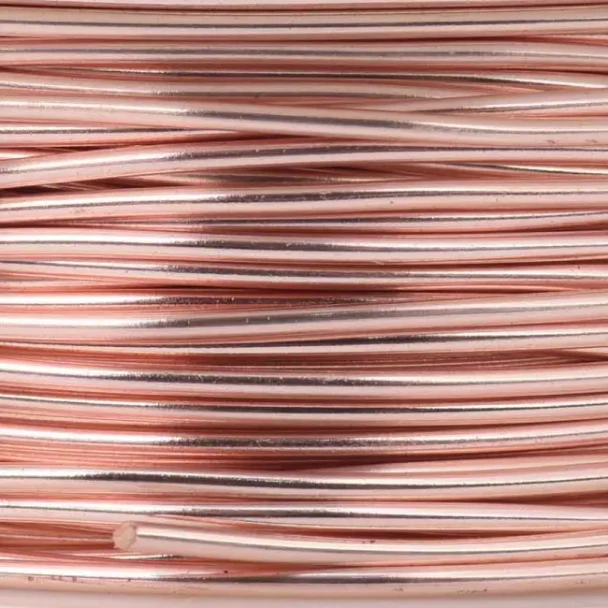 26 Gauge ROSE GOLD PLATED BeadSmith Craft Wire 26 Gauge