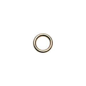 6mm Gold Plated 20 gauge OPEN ROUND JUMP RINGS