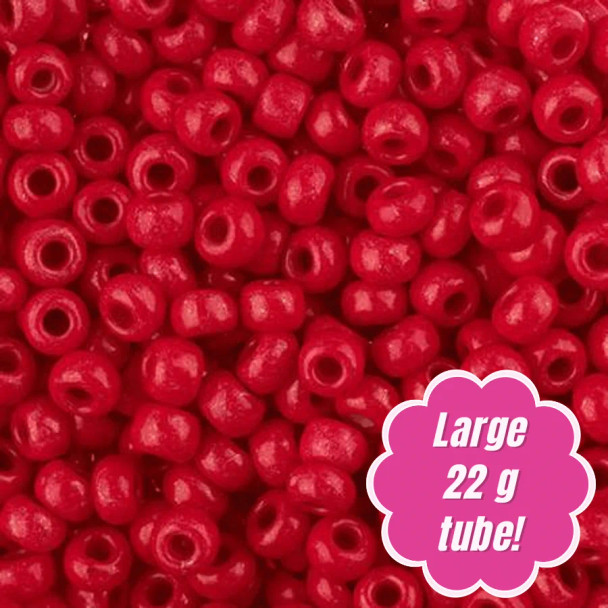 Preciosa TERRA INTENSIVE RED Czech Seed Beads