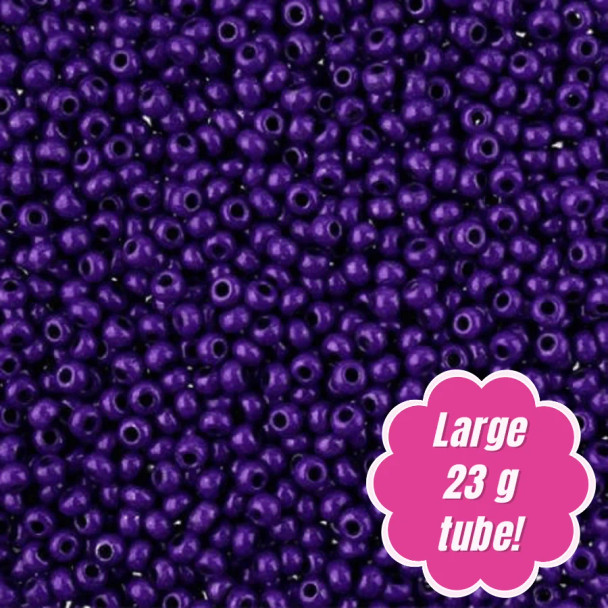 SIZE-11 Preciosa Ornela TERRA INTENSIVE PURPLE Czech Seed Beads