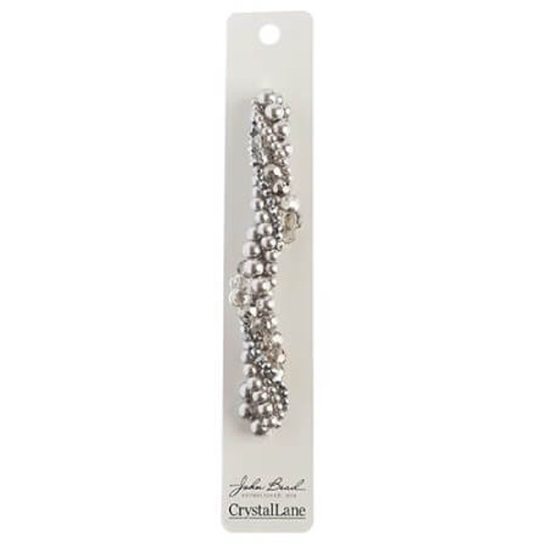 Twisted Bead Strands Brunia SILVER MIX