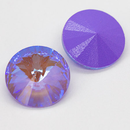 Krakovski Crystal Rivoli VIOLET Delite Fireglow