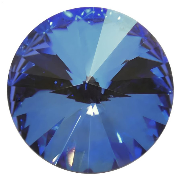 Krakovski Crystal Rivoli 14mm MAJESTIC BLUE Delite Fireglow