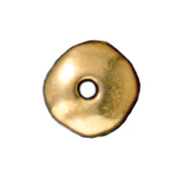 TierraCast HEISHI-Nugget Spacer 7mm-Gold Plated