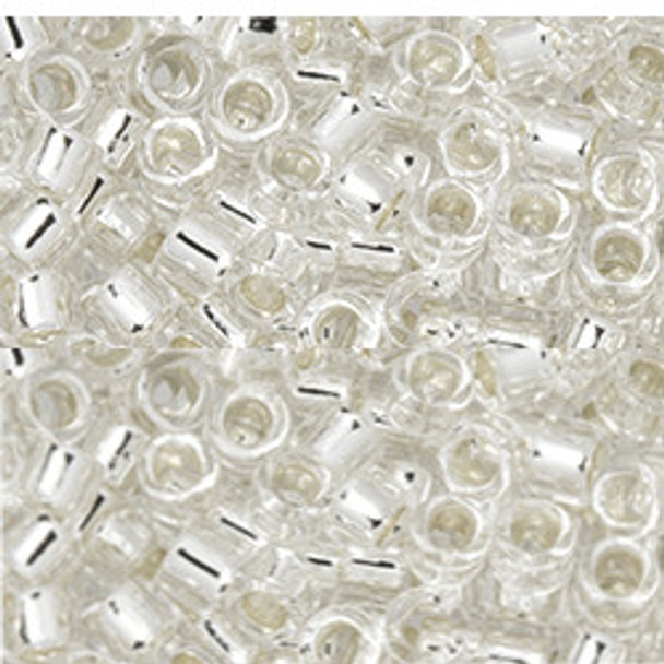 Toho AIKO 11/0 Seed Beads TRANSPARENT SILVER-LINED CRYSTAL