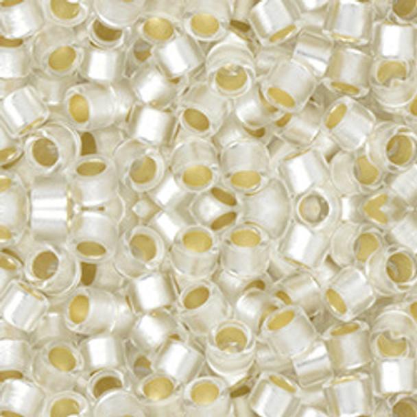 Toho AIKO 11/0 Seed Beads MATTE SILVER-LINED CRYSTAL