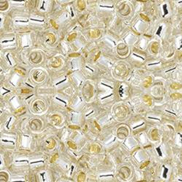 Toho AIKO 11/0 Seed Beads PERMAFINISH SILVER-LINED TRANSPARENT CRYSTAL