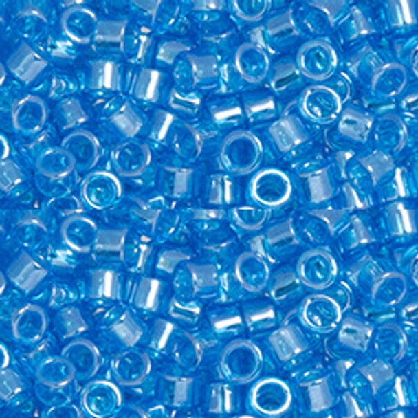 Toho AIKO 11/0 Seed Beads TRANSPARENT DARK AQUA LUSTER