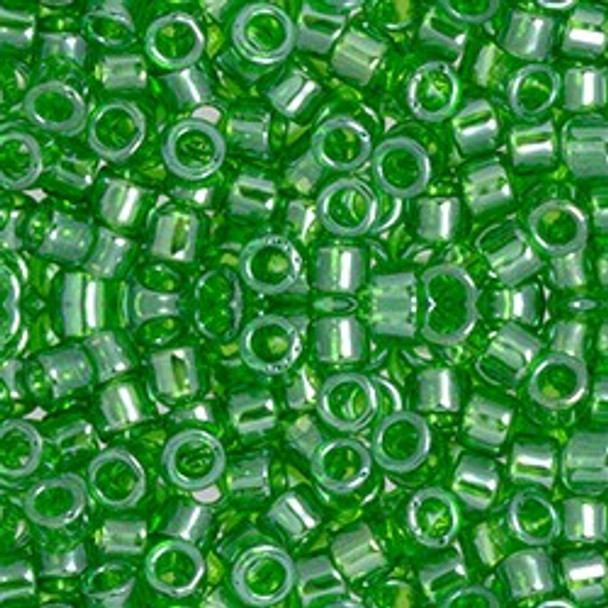 Toho AIKO 11/0 Seed Beads TRANSPARENT PERIDOT LUSTER