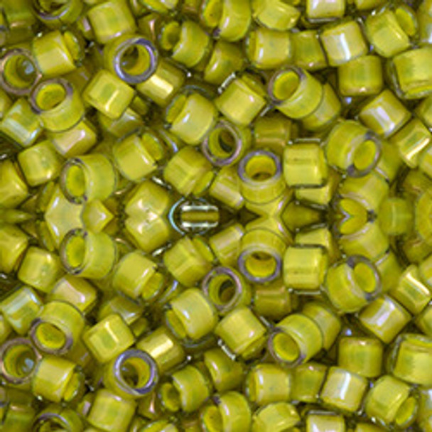 Toho AIKO 11/0 Seed Beads YELLOW-LINED BLACK DIAMOND