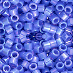 Toho AIKO 11/0 Seed Beads OPAQUE PERIWINKLE RAINBOW