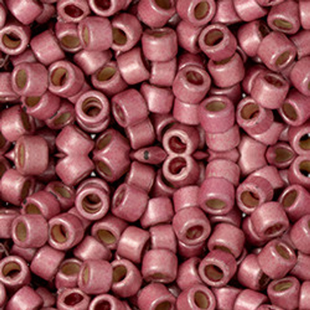 Toho AIKO 11/0 Seed Beads PERMAFINISH GALVANIZED MATTE VINTAGE ROSE