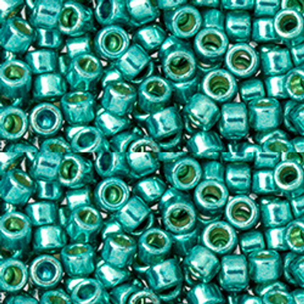 Toho AIKO 11/0 Seed Beads PERMAFINISH GALVANIZED TEAL