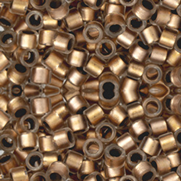 Toho AIKO 11/0 Seed Beads MATTE COPPER-LINED CRYSTAL