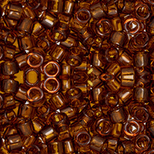 Toho AIKO 11/0 Seed Beads TRANSPARENT BEACH GLASS BROWN