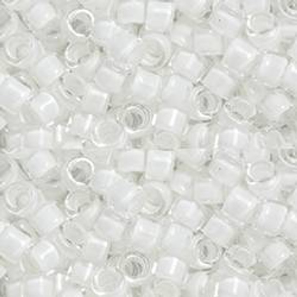 Toho AIKO 11/0 Seed Beads SNOW-LINED CRYSTAL