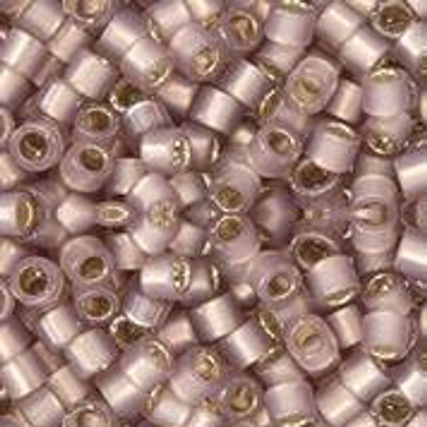 Toho AIKO 11/0 Seed Beads TRANSPARENT SILVER-LINED MILKY ROSE