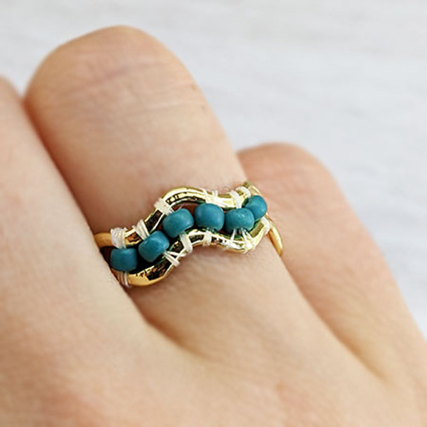 Perfect for making a size 6 beaded ring like the Atlantis Wave Ring