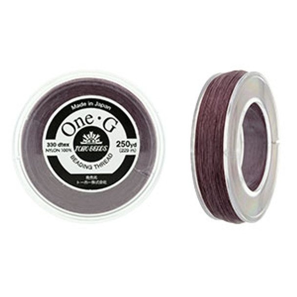 Toho One-G Beading Thread MAUVE