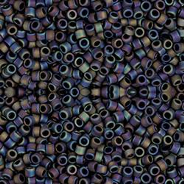 Toho Treasure 11/0 METALLIC FROSTED IRIS RAINBOW Seed Beads