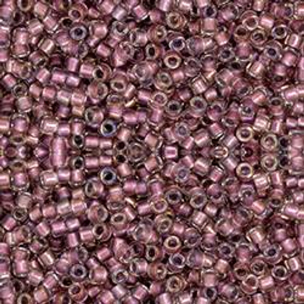 Toho Treasure 11/0 ROSE GOLD-LINED CRYSTAL LUSTER Seed Beads