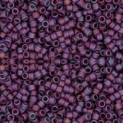 Toho Treasure 11/0 TRANSPARENT FROSTED BLACKBERRY GOLD LUSTER Seed Beads