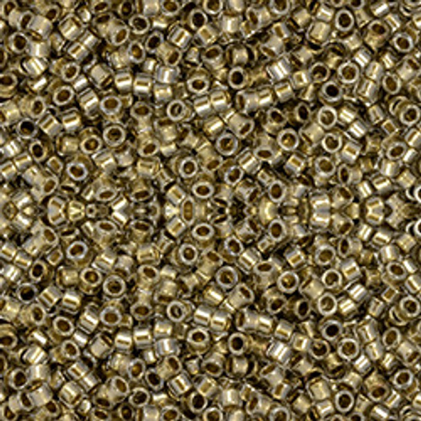 Toho Treasure 11/0 GOLD-LINED LUSTER CRYSTAL Seed Beads