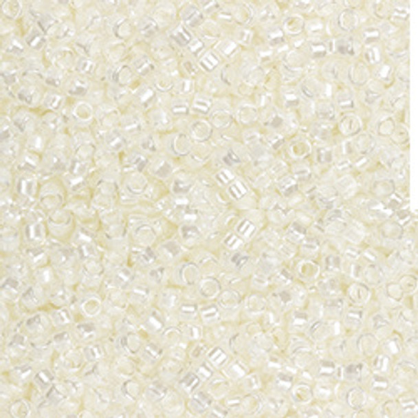 Toho Treasure 11/0 WHITE-LINED CRYSTAL Seed Beads