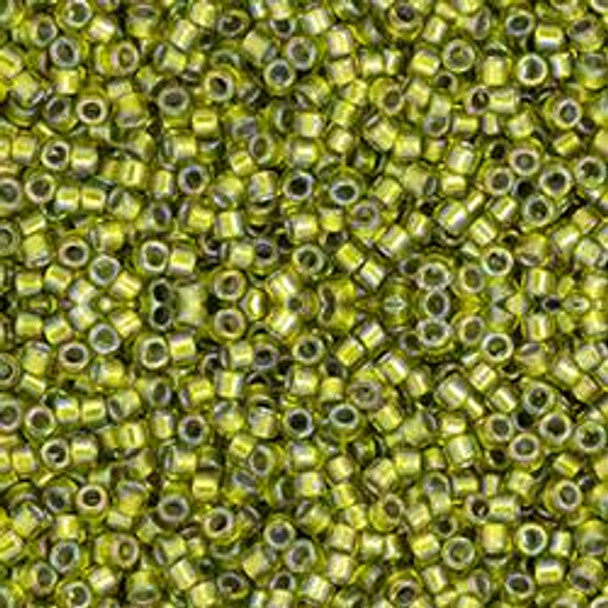 Toho Treasure 11/0 SILVER-LINED CITRUS RAINBOW Seed Beads