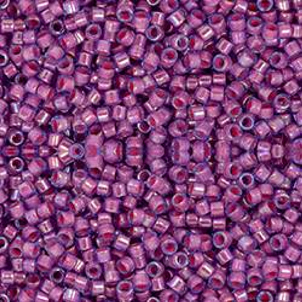 Toho Treasure 11/0 PINK-LINED ALEXANDRITE RAINBOW Seed Beads