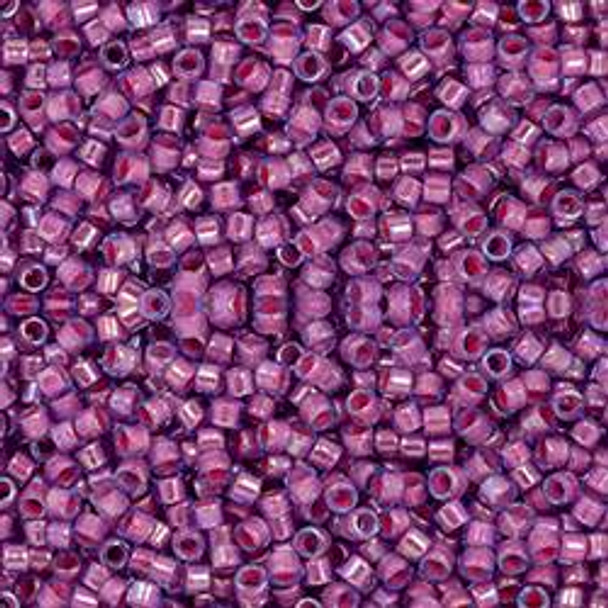 Toho Treasure 11/0 PINK-LINED ALEXANDRITE RAINBOW Seed Beads