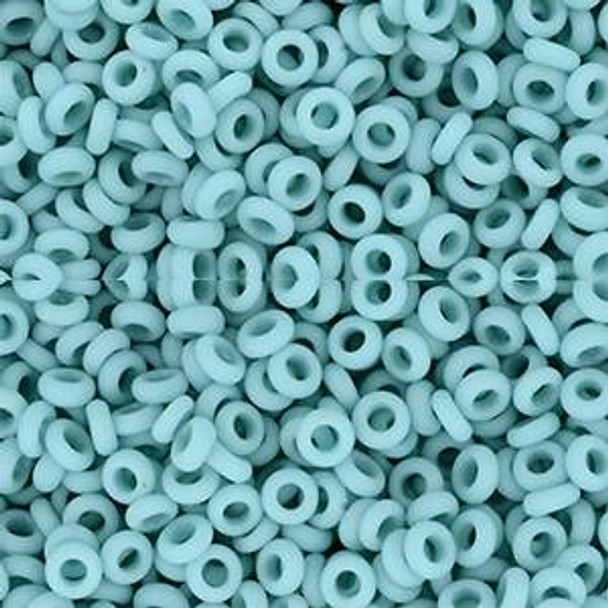 Toho DEMI 8/0 Seed Beads OPAQUE FROSTED TURQUOISE