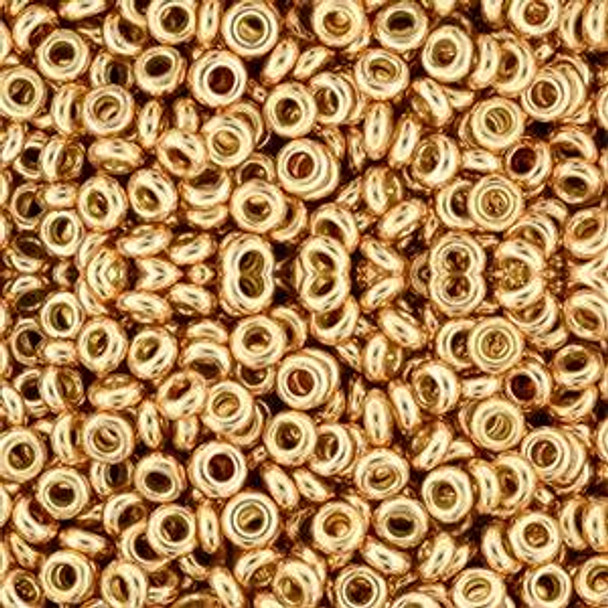 Toho DEMI 8/0 Seed Beads PERMAFINISH GALVANIZED ROSE GOLD