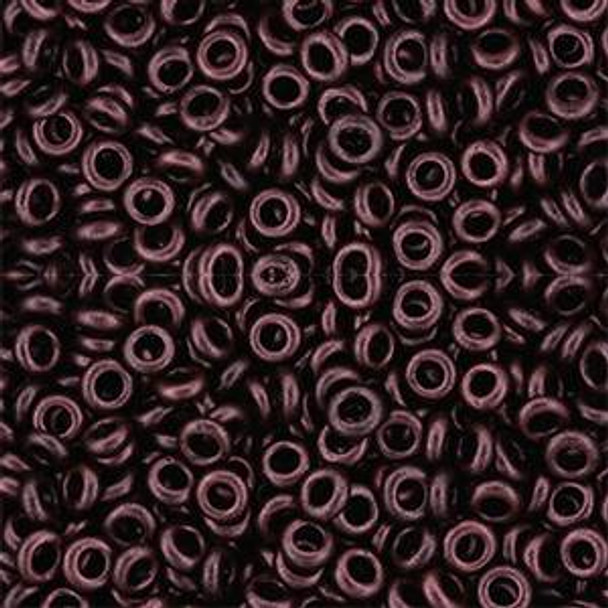 Toho DEMI 8/0 Seed Beads HYBRID METALLIC SUEDE RED COPPER