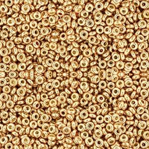 Toho DEMI 11/0 Seed Beads PERMAFINISH GALVANIZED ROSE GOLD