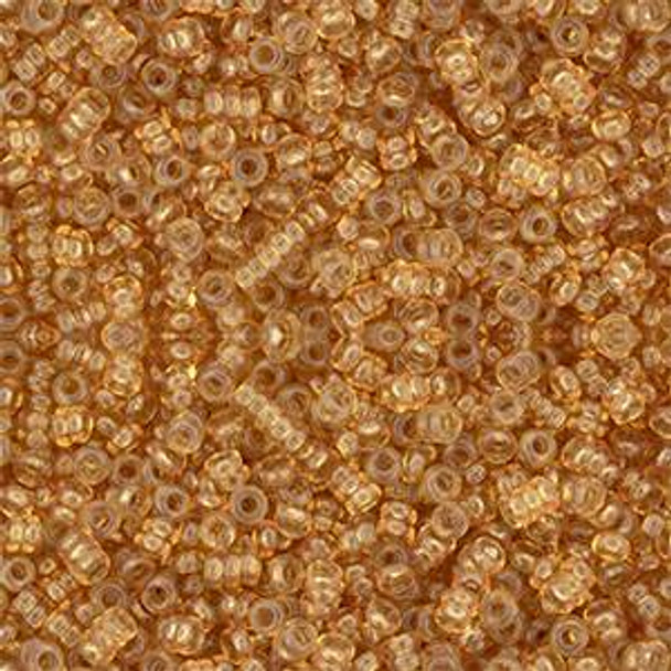 Toho DEMI 11/0 Seed Beads HYBRID TRANSPARENT SPICY MUSTARD