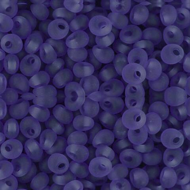 Toho MAGATAMA Seed Beads 3mm TRANSPARENT FROSTED SUGAR PLUM