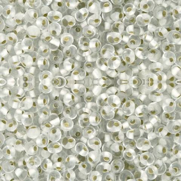 Toho MAGATAMA Seed Beads 3mm SILVER LINED FROSTED CRYSTAL