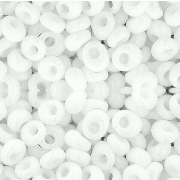 Toho MAGATAMA Seed Beads 4mm OPAQUE WHITE