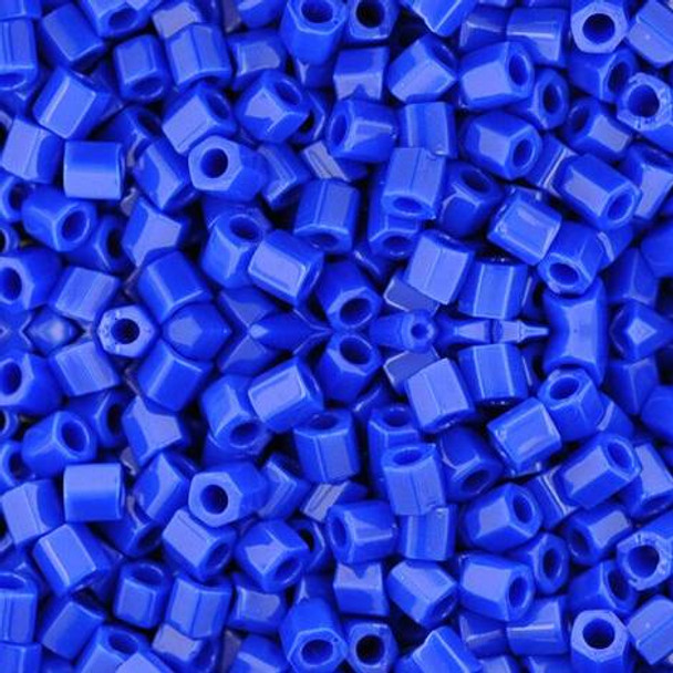 Toho HEXAGON 8/0 Seed Beads OPAQUE NAVY BLUE