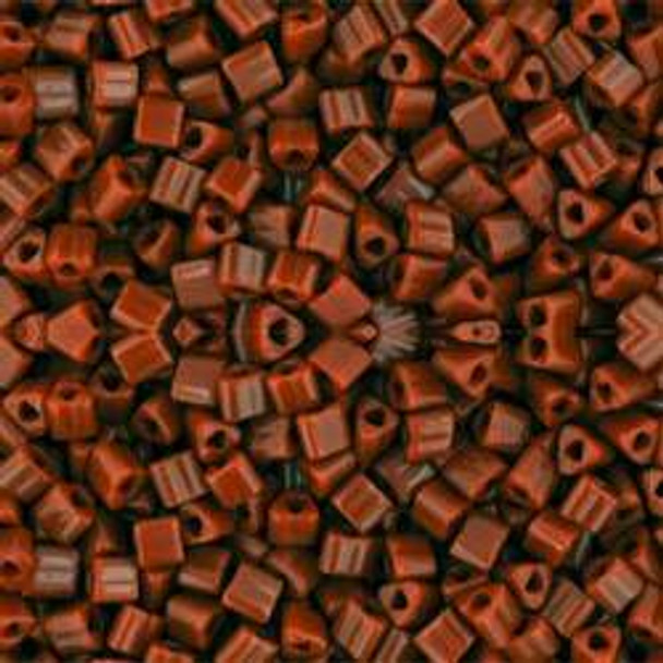 Toho TRIANGLE 11/0 Seed Beads OPAQUE TERRA COTTA