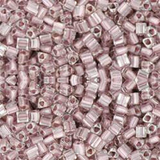 Toho TRIANGLE 11/0 Seed Beads CRYSTAL LAVENDER LINED