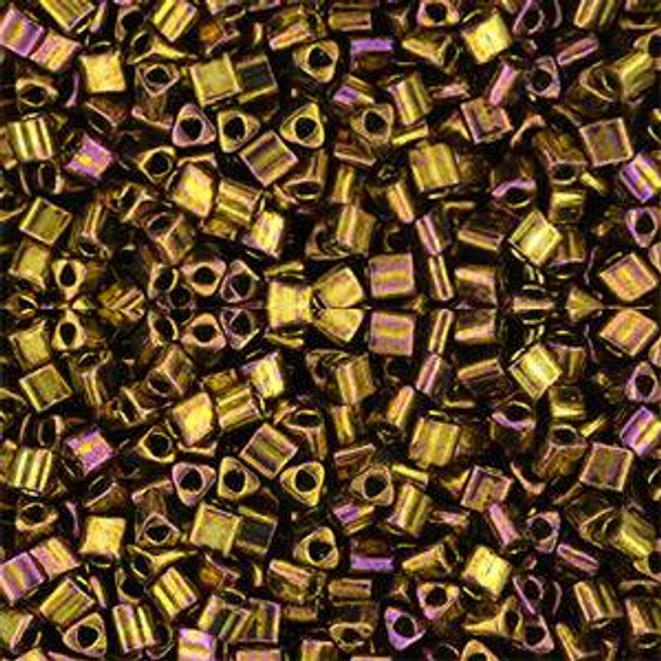 Toho TRIANGLE 11/0 Seed Beads HIGHER METALLIC GYPSY GOLD