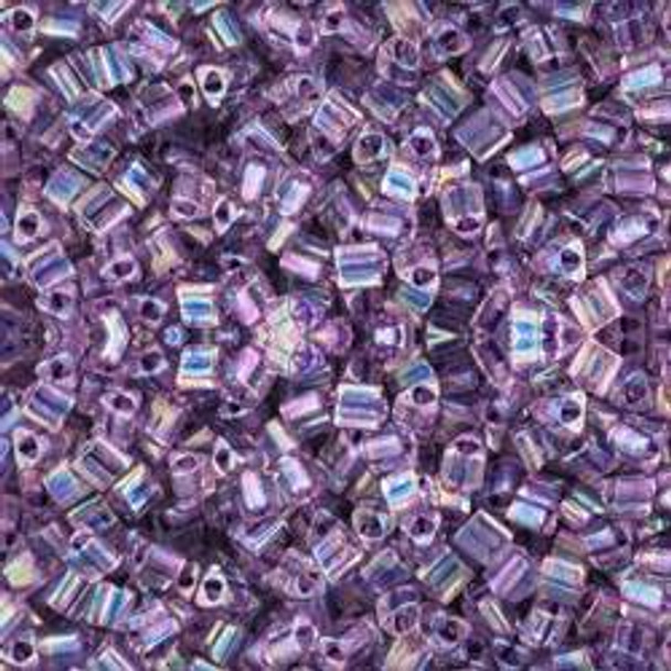 Toho TRIANGLE 11/0 Seed Beads RAINBOW CRYSTAL TANZANITE LINED