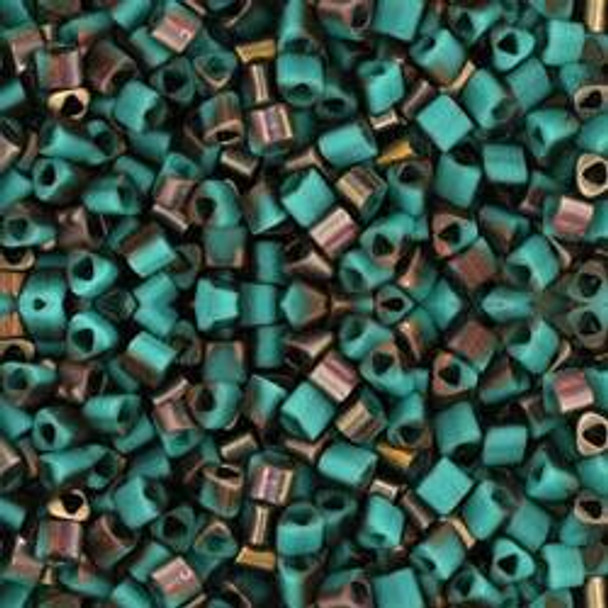 Toho TRIANGLE 11/0 Seed Beads HYBRID APOLLO FROSTED TURQUOISE