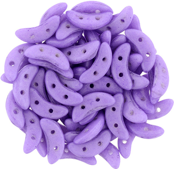 2-Hole Crescent Beads OPAQUE BODACIOUS