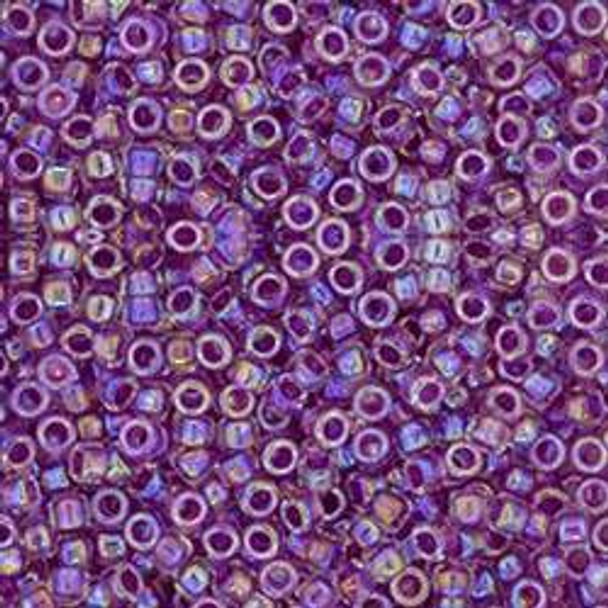 Toho TAKUMI 9/0 Seed Beads RAINBOW CRYSTAL FUCHSIA LINED