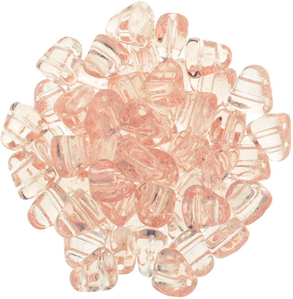 2-Hole NIB-BIT 6x5mm Czech Glass Beads ROSALINE