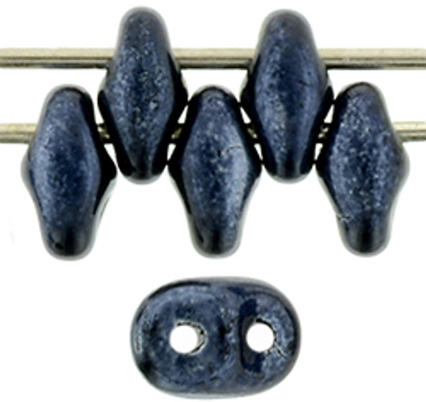 2-Hole SUPERDUO METALUST STEEL BLUE